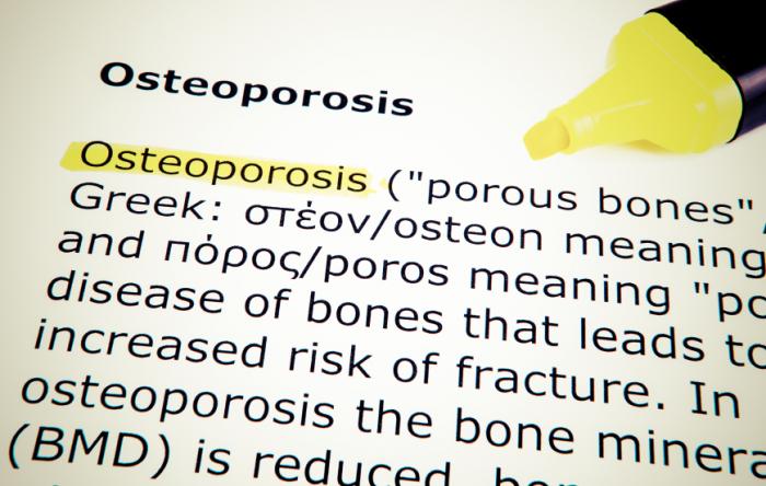 ['osteoporosis' seen as dictionary entry]