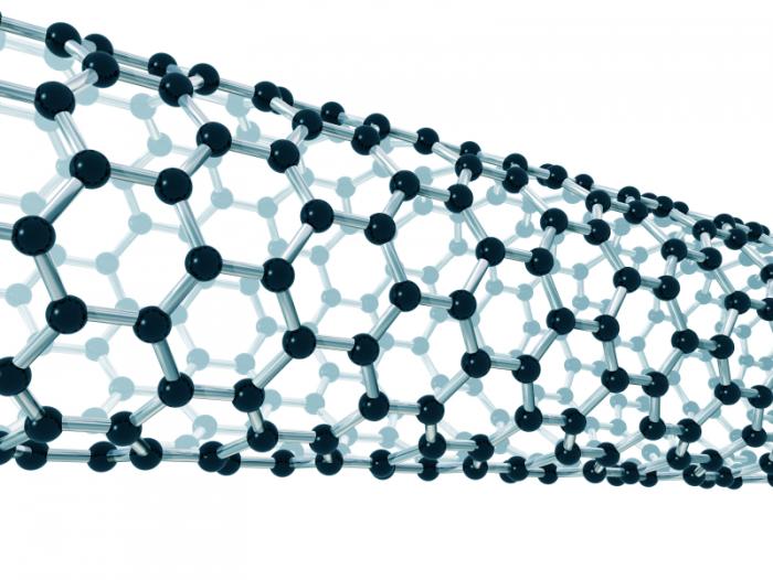 Image of a carbon nanotube.