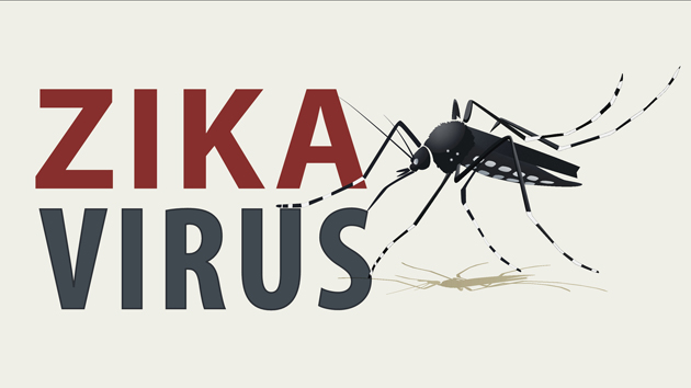 Zika virus with mosquito.